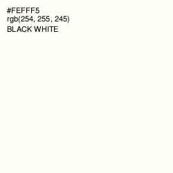 #FEFFF5 - Black White Color Image